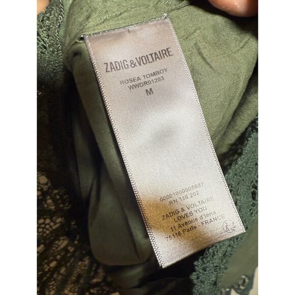 NWT Zadig & Voltaire Rosea Tomboy Dress Sz. M - Picture 6 of 6